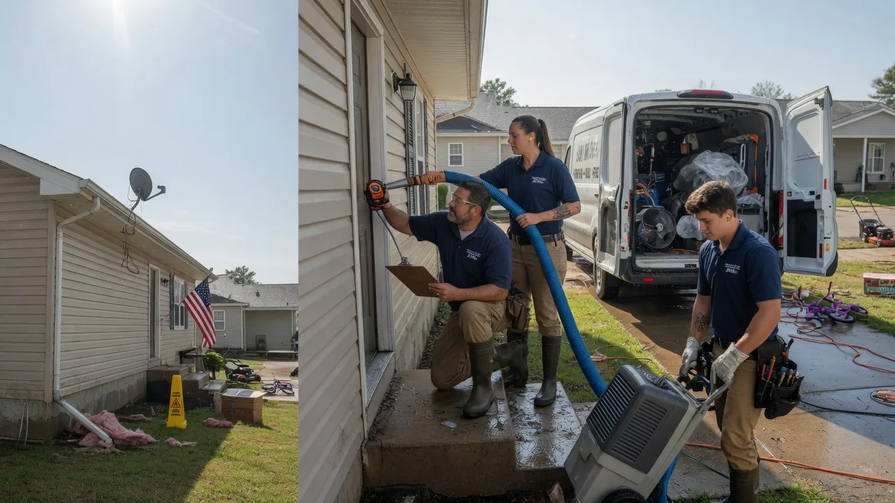 Ceiling Water Damage Restoration in Eagleville, MO near me